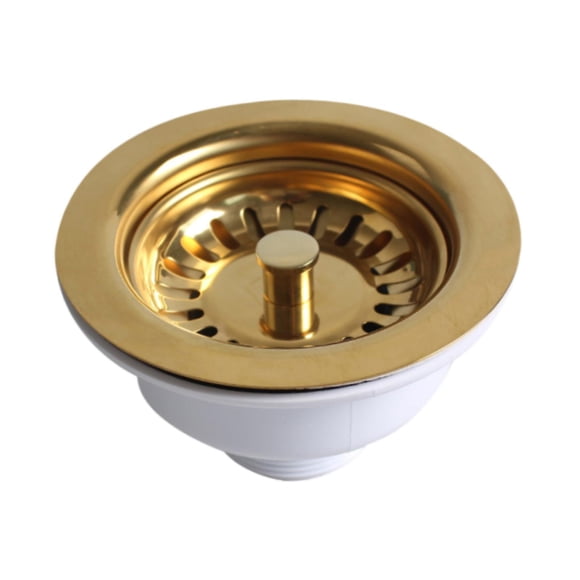 Combinación de tapón y colador para fregadero de cocina Tapón para fregadero de cocina Colador de pelo Golden Sinker Colador de desagüe eficaz para fr