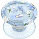 thumbnail image 1 of Phone Grip PopSockets a base de plantas con soporte, color azul translúcido, 1 of 7