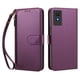 thumbnail image 1 of Funda Tipo Billetera para TCL 501 con Soporte y Bolsillo con Cierre Violeta intenso, 1 of 1