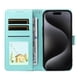 thumbnail image 4 of Funda Billetera FOXDOCK Compatible con Tecno Spark Go 2, Diseño Perrito Tierno, Ranuras para Tarjetas y Soporte Plegable, 4 of 6