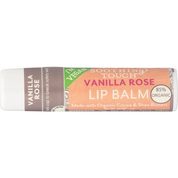Bálsamo labial Soothing Touch Vainilla y Rosa Orgánico Vegano 7 g