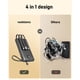 thumbnail image 2 of Power Bank VEEKTOMX 10000mAh con Cables Integrados para iPhone, 2 of 7
