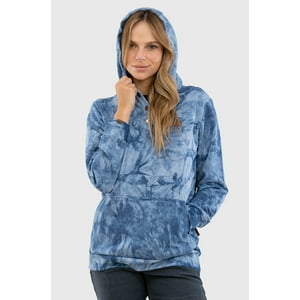 Polerón Tie-Dye Wild Azul Mujer Falcone