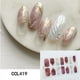 thumbnail image 1 of 14pcs Y2K 3D Nail Strips Fashion Nail Strips Full Wraps Glossy Nail Polish Sticker Self Adhesive Nail Art Decal Strip For Women Nail Art DIY, 1 of 3
