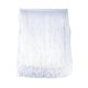 thumbnail image 1 of Cinta de flecos Kehuadiy 10 yardas 30 cm blanco poliéster, 1 of 6