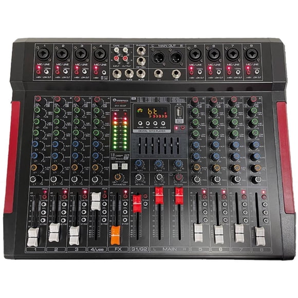 Mixer Mezcladora Consola Audio SoundTrack MIX 8 DSP