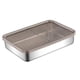 thumbnail image 5 of Contenedor De Almacenamiento De Alimentos De Acero Inoxidable Caja De Pan Para Picnic, Oficina, Viaje 19.7cmx14cmx4cm, 5 of 5