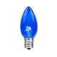 thumbnail image 4 of Bombillas de repuesto novedosas, incandescentes, C9, 7 W, azul, paquete de 25, 4 of 8
