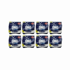 Pack 8 Unidades Detergentes En Polvo Omo Ultrapower 400 Grs