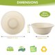 thumbnail image 2 of Tazones de papel Green Swan 1183 ml (paquete de 50) compostables, 2 of 8