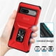 thumbnail image 3 of Funda Armada para Google Pixel 7 con Tapa Deslizante y Soporte Magnético Giratorio Rojo, 3 of 5
