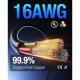 thumbnail image 3 of Cargador rápido ALIENSX 16AWG para Segway Ninebot MAX G30 G3, 3 of 3