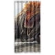thumbnail image 1 of Cortina de ducha de dinosaurio, juego de cortina de baño con ganchos, tamaño 36 x 72 pulgadas, 1 of 3