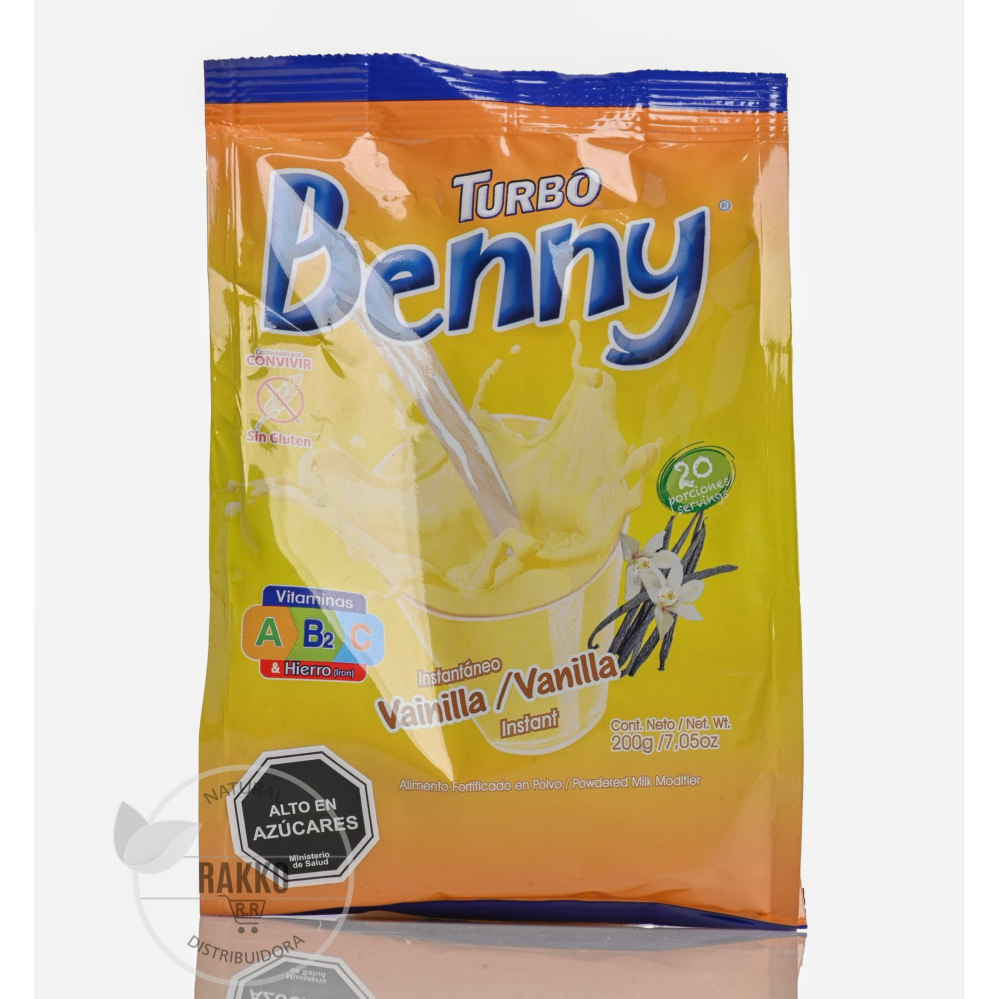 Turbo Benny Sabor Vainilla 200g