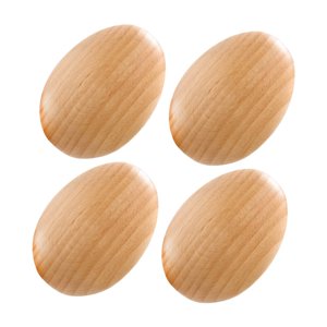 Bothyi - 4 Ganchos De Pared Para Garaje, Hogar, Cuerdas De Utilidad, Albornoces, Sombreros, Dormitorio, Ganchos De Madera Para Abrigos.