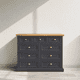 thumbnail image 3 of Cómoda de Madera Vintage con Cajón de Seguridad - Gris Grafito - 120x40x90 cm, 3 of 3