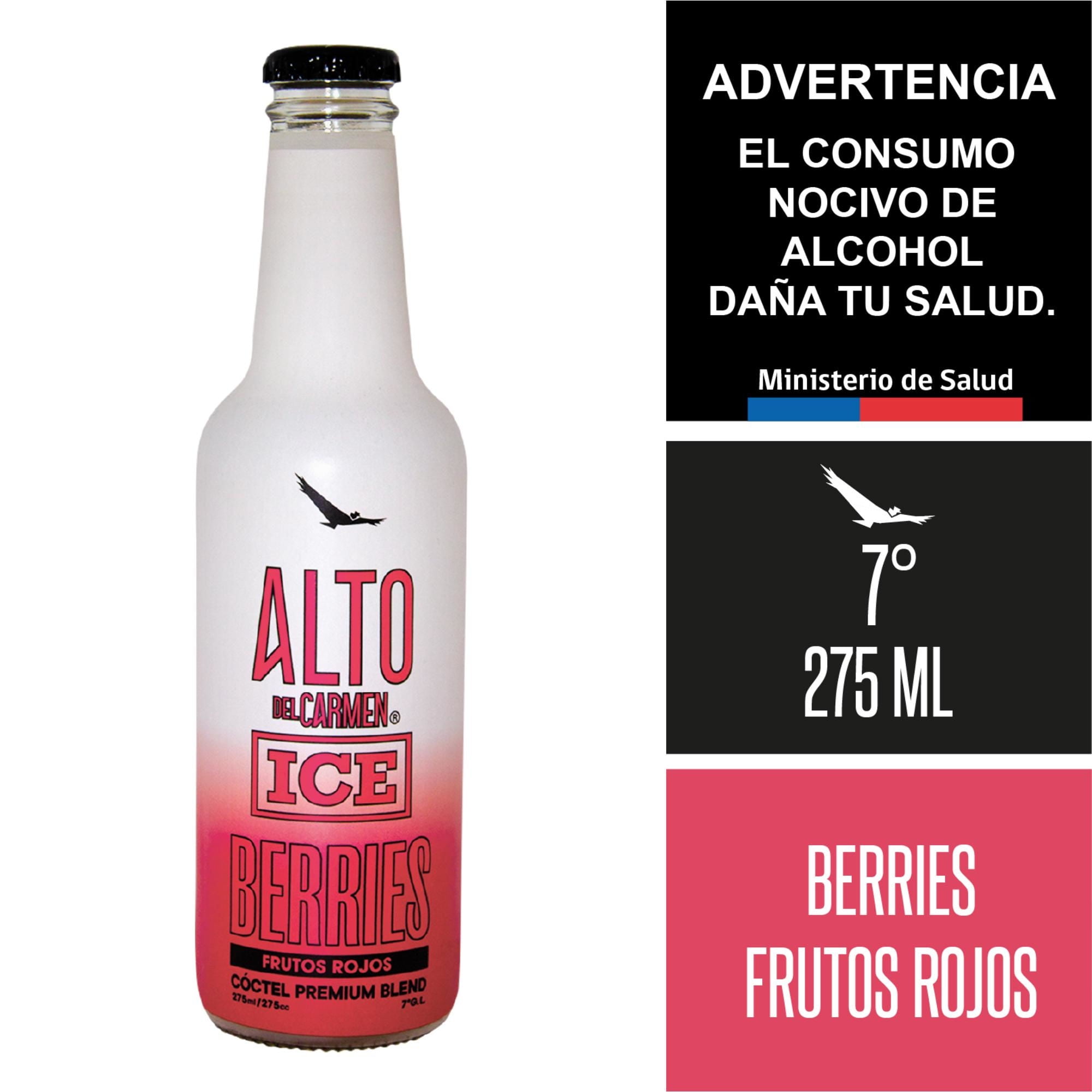 Cóctel Ice Berries 7° Botella 275 ml Alto del Carmen