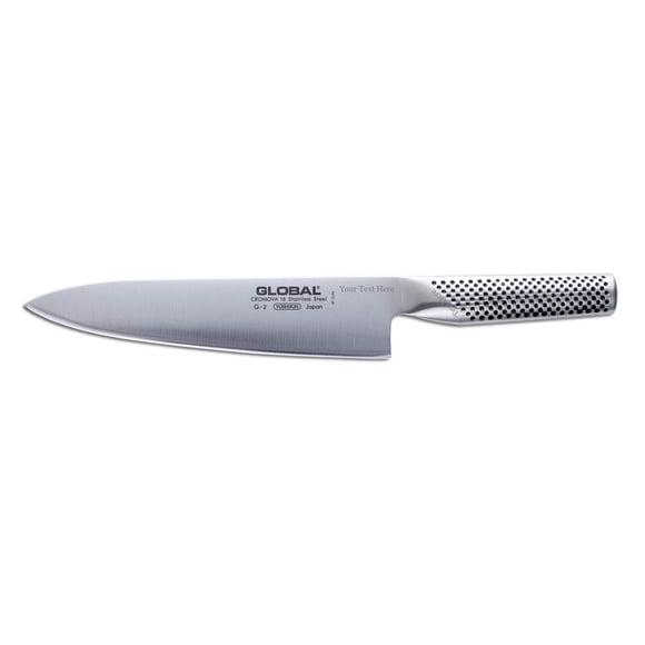 Cuchillo de Cocina Global G-2 de 8" Chef con Grabado Personalizado