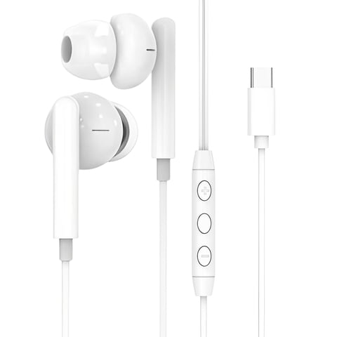 Genérico - Audifonos Con Cable Tipo C Auriculares In-Ear Usb C Android