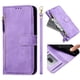 thumbnail image 2 of Funda Tipo Billetera para Samsung Galaxy A24 4G con Cremallera Portatarjetas Soporte Correa de Muñeca Cuero púrpura, 2 of 5