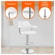 thumbnail image 2 of Pack 3 Silla Piso Bar con Respaldo y Posa Brazos, 2 of 3
