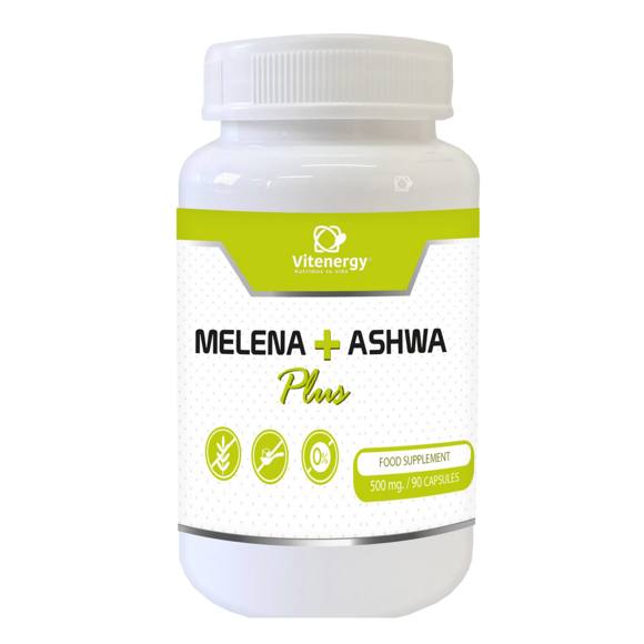 Ashwagandha + Melena de León - 90 Cápsulas  Premium  de 500 mg.