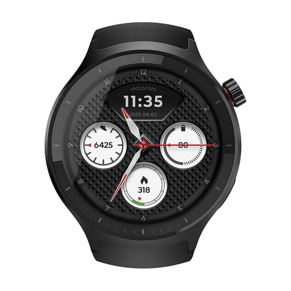 Motorola Moto Watch negro silicona