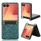thumbnail image 1 of Funda Cartera Lunares Samsung galaxy Z Flip7 con Tarjetero, Correa y Soporte Verde, 1 of 5