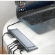 thumbnail image 2 of Hub adaptador 11 en 1 USB tipo C HDMI VGA USB LAN SD, 2 of 3