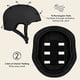 thumbnail image 3 of Casco Retrospec Dakota para adultos, bicicleta y patines, color negro, 3 of 13