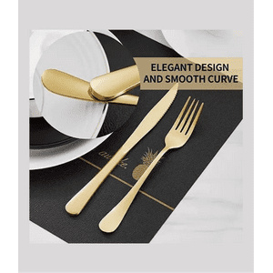 Genérico - Cubiertos Cuchillería Amarillo