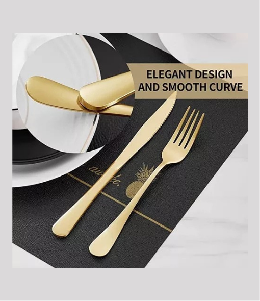 Genérico - Cubiertos Cuchillería Amarillo