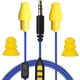 thumbnail image 1 of Auriculares intraurales Plugfones Guardian Plus, híbridos, con reducción de ruido, micrófono y controles que aíslan el ruido (amarillo y azul), 1 of 3