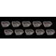 thumbnail image 1 of X10 Set De Vasos Shot Postres Vaso Pocillos Vasos Plastico, 1 of 2