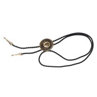 Magideal - Sombrero De Vaquero Occidental 3D, Corbata De Bolo, Accesorios De Cuero De Pu, Regalo Retro Ajustable Americano, Collar De Moda, Corbata Para Hallowee Bronce