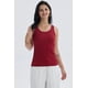 thumbnail image 1 of Polera Mujer Rib Lisa Rojo Oscuro, 1 of 4