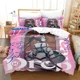 thumbnail image 2 of MILGRAM Single Double Queen King Size Bedding Set Boys Bedroom Duvet Cover Set 3D Printed Anime Bed Sheet Set, 2 of 5
