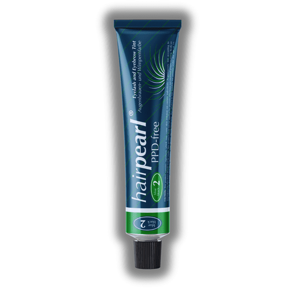 Tinte para pestañas y cejas Hairpearl sin PPD Blue Black 2