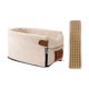 thumbnail image 2 of Asiento Elevador Para Automóvil Para Mascotas, Porta Perros, Asiento Para Automóvil, Canasta Con Alfombra De Verano, Beige, 2 of 5