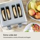 thumbnail image 5 of Tostador BELLA de 4 rebanadas con apagado automático y ranuras extra anchas de acero inoxidable, 5 of 7