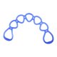 thumbnail image 2 of Banda Elástica De Resistencia De 7 Anillos Para Ejercicios, Ideal Para Principiantes, Hombres Y Mujeres. Color Azul., 2 of 5