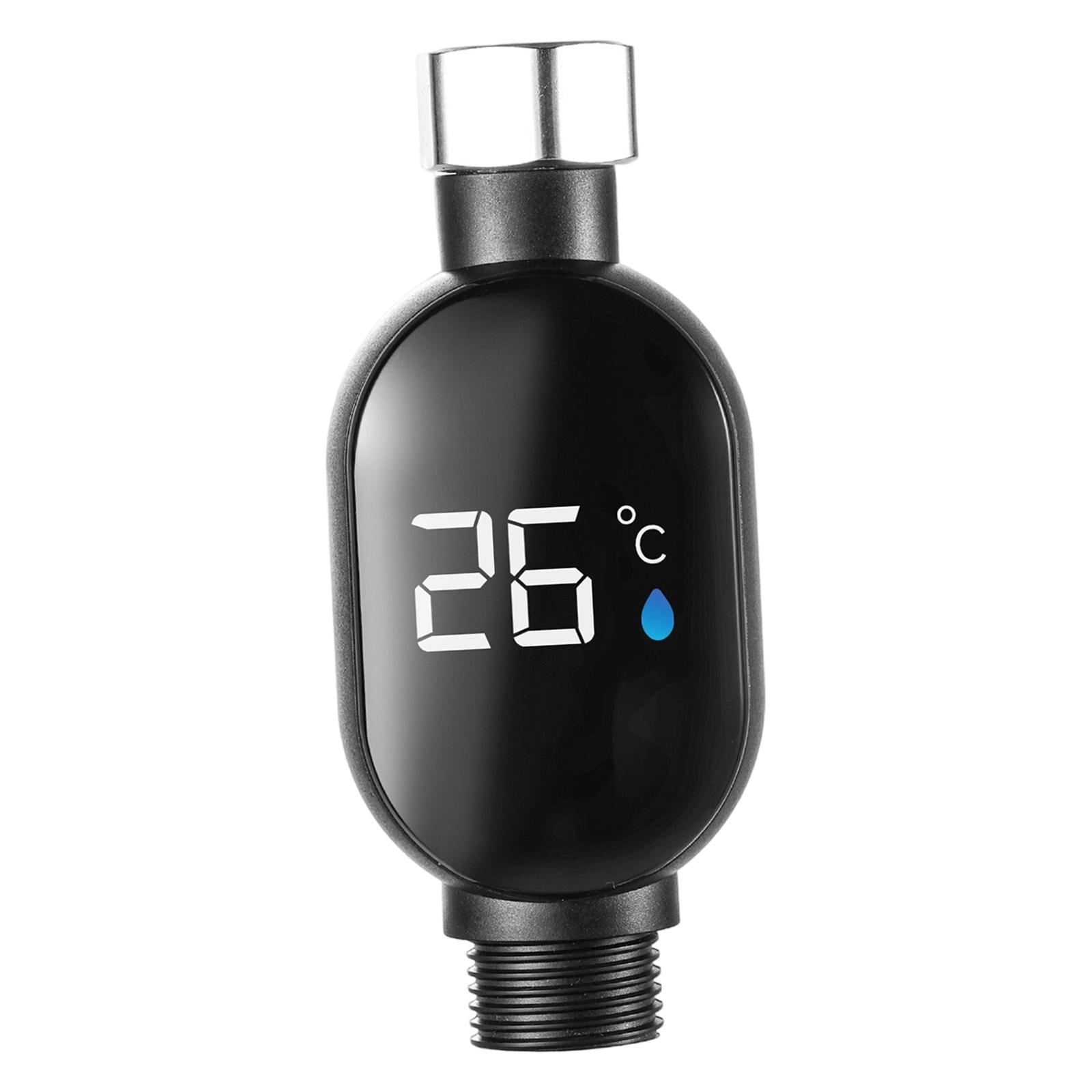 Magideal - Termómetro De Ducha Con Pantalla Digital Led Instantánea, Resistente Al Agua, Indicador De Temperatura Profesional, Fácil Instalación, Apto Para Baños