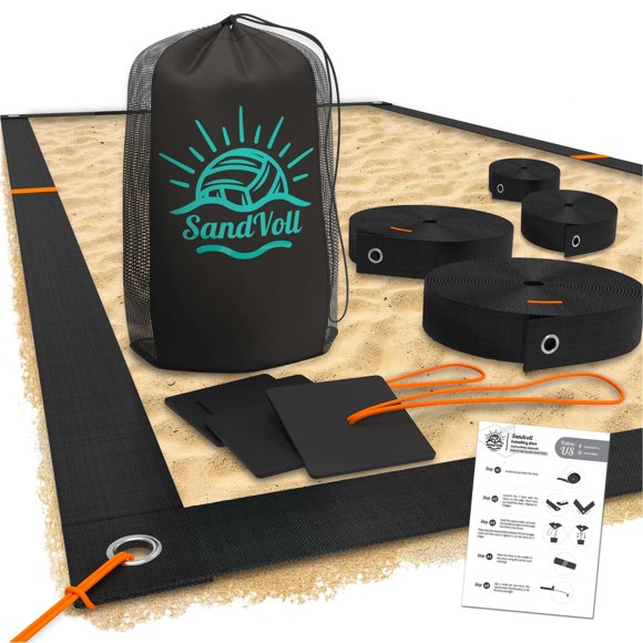 Set portátil SandVoll de voleibol de playa Boundary Lines