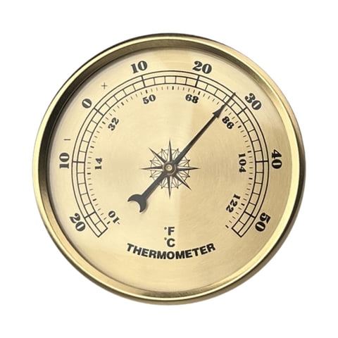 Ioensy - Termómetro Para Interior Y Exterior, Ligero, Decorativo, Para Garaje, Invernadero, Hogar