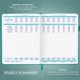 thumbnail image 4 of Cuaderno de contabilidad Clever Fox 14,8 x 21 cm Turquesa, 4 of 6