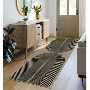 Alfombra Rugalia Easy Yute Rainbow Runner De 60 X 180 Cm, Lavable