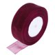 thumbnail image 4 of 45m cinta de organza sólida transparente rollo de tul carrete envoltura de regalo púrpura oscuro, 4 of 5