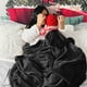 thumbnail image 5 of Forro Polar Blanket Talla Queen De Franela Color Negro, 5 of 7