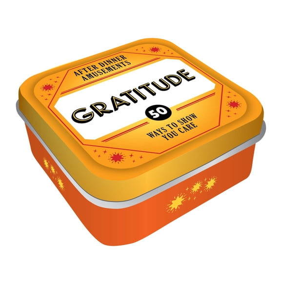 Juego de cartas Chronicle Books After Dinner Amusements Gratitude