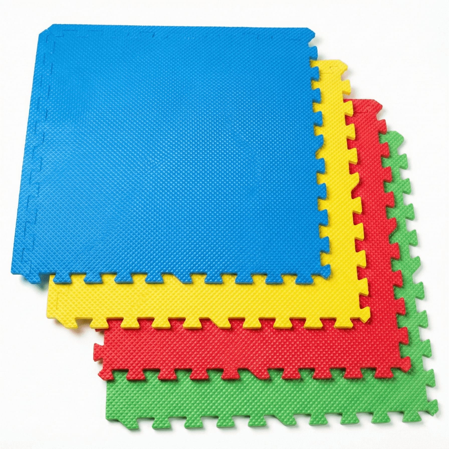 Dulce Abrazo - Alfombra Antigolpes Bebé Eva 8 Piezas Colores Puzzle 30x30 Multicolor Lis